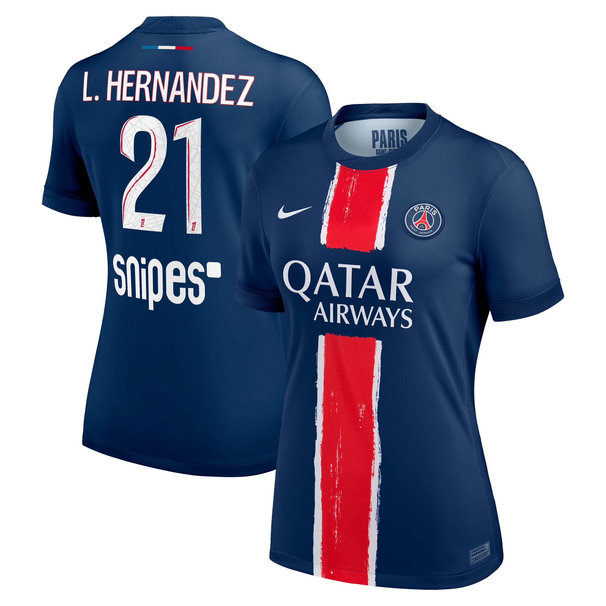 psg nike home stadium shirt 2024-25 – womens with l.hernandez 21 printing Kits Collection | Shop PSG Gear