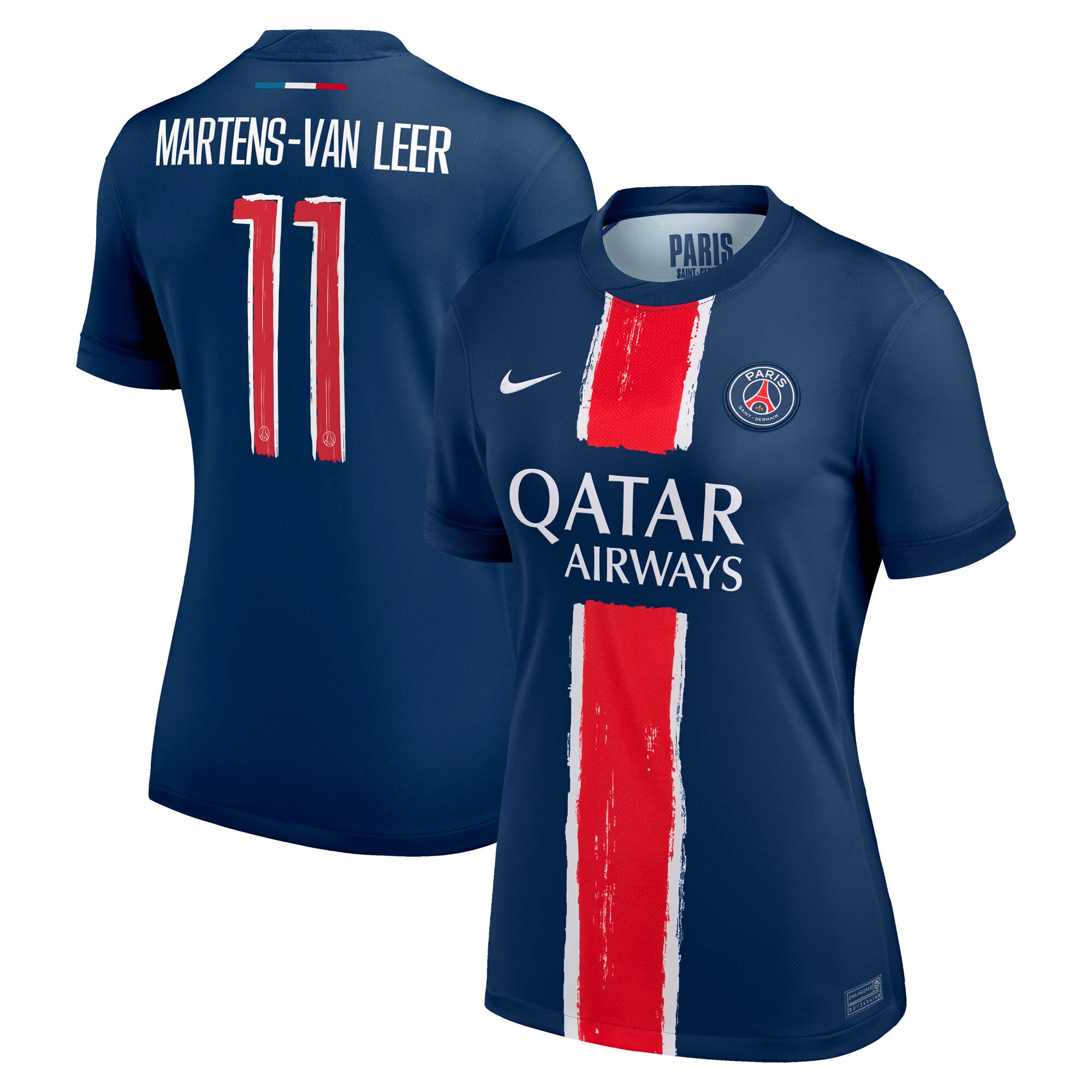 psg nike home stadium shirt 2024-25 – womens with martens-van leer 11 printing Kits Collection | Shop PSG Gear