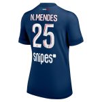 psg nike home stadium shirt 2024-25 – womens with n.mendes 25 printing Kits Collection | Shop PSG Gear