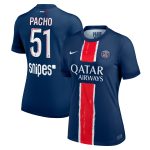 psg nike home stadium shirt 2024-25 – womens with pacho 51 printing Kits Collection | Shop PSG Gear