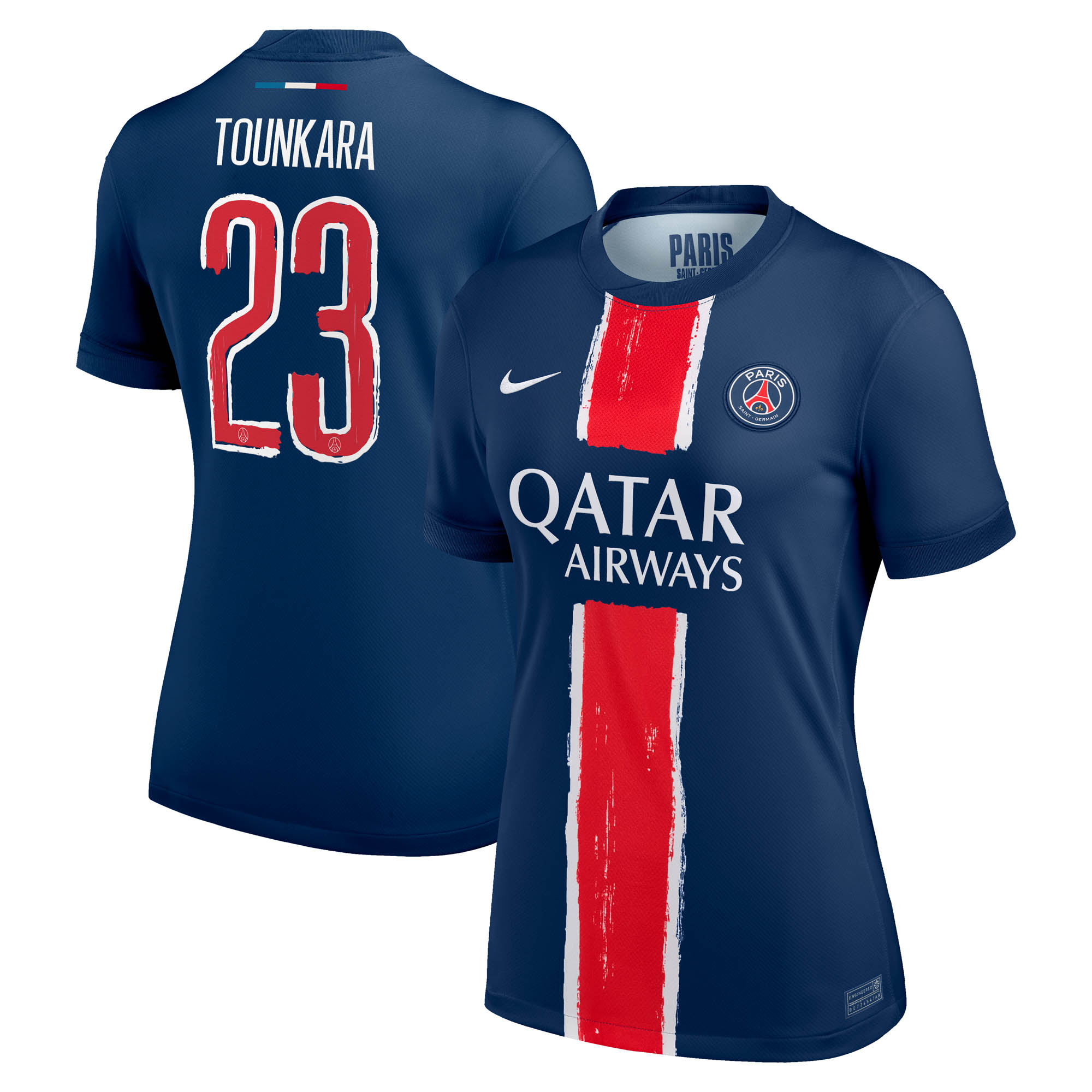 psg nike home stadium shirt 2024-25 – womens with tounkara 23 printing Kits Collection | Shop PSG Gear