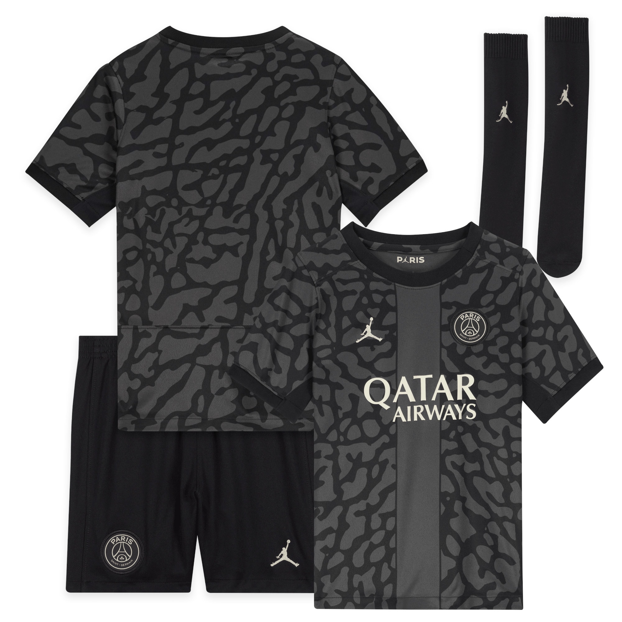 psg x jordan third stadium kit 2023-24 – little kids with custom printing Kits Collection | Shop PSG Gear