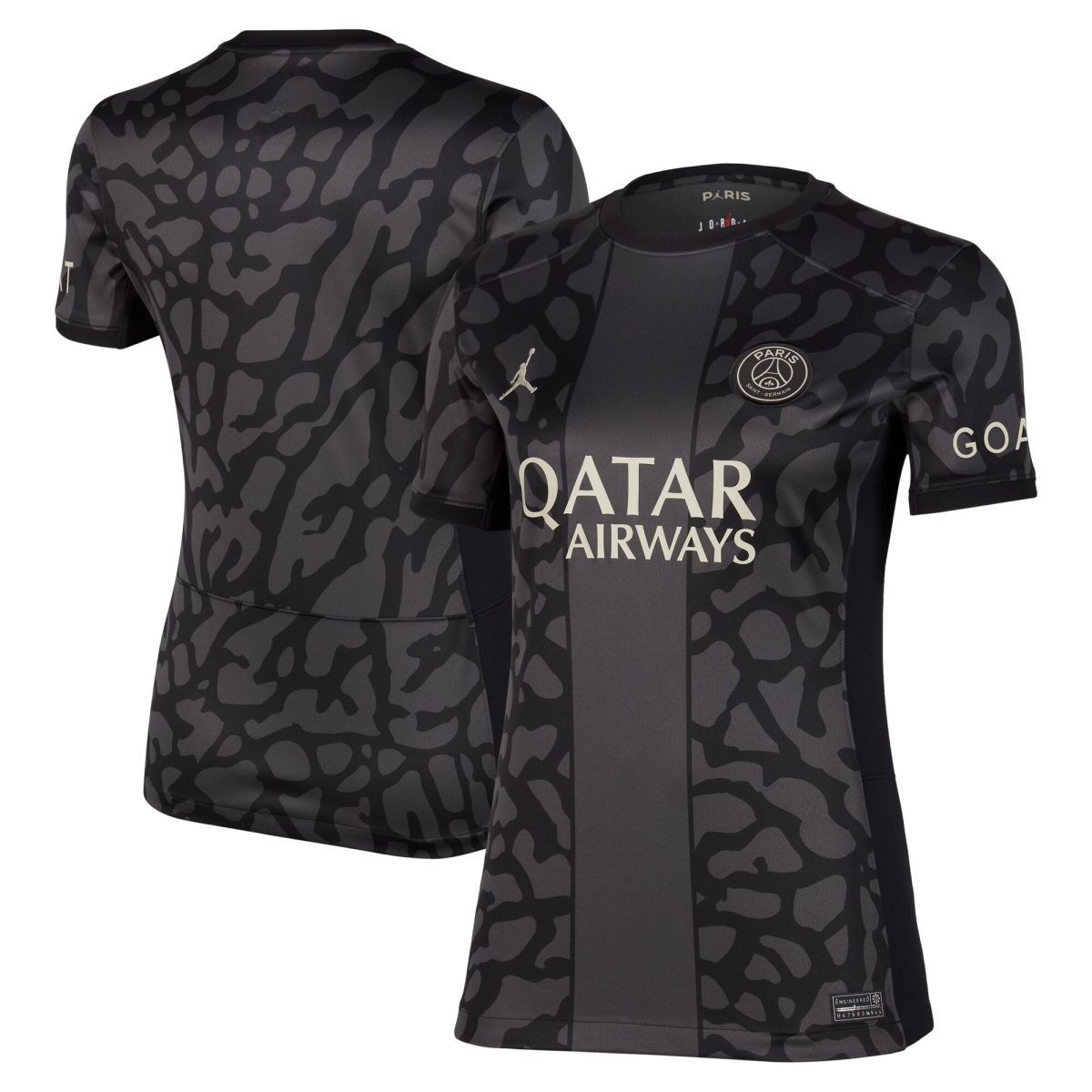 psg x jordan third stadium shirt 2023-24 – womens with custom printing Kits Collection | Shop PSG Gear