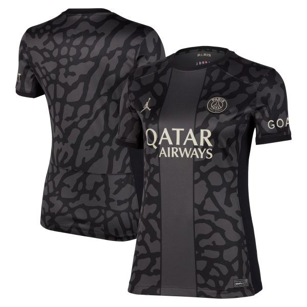 psg x jordan third stadium shirt 2023-24 – womens with custom printing Kits Collection | Shop PSG Gear