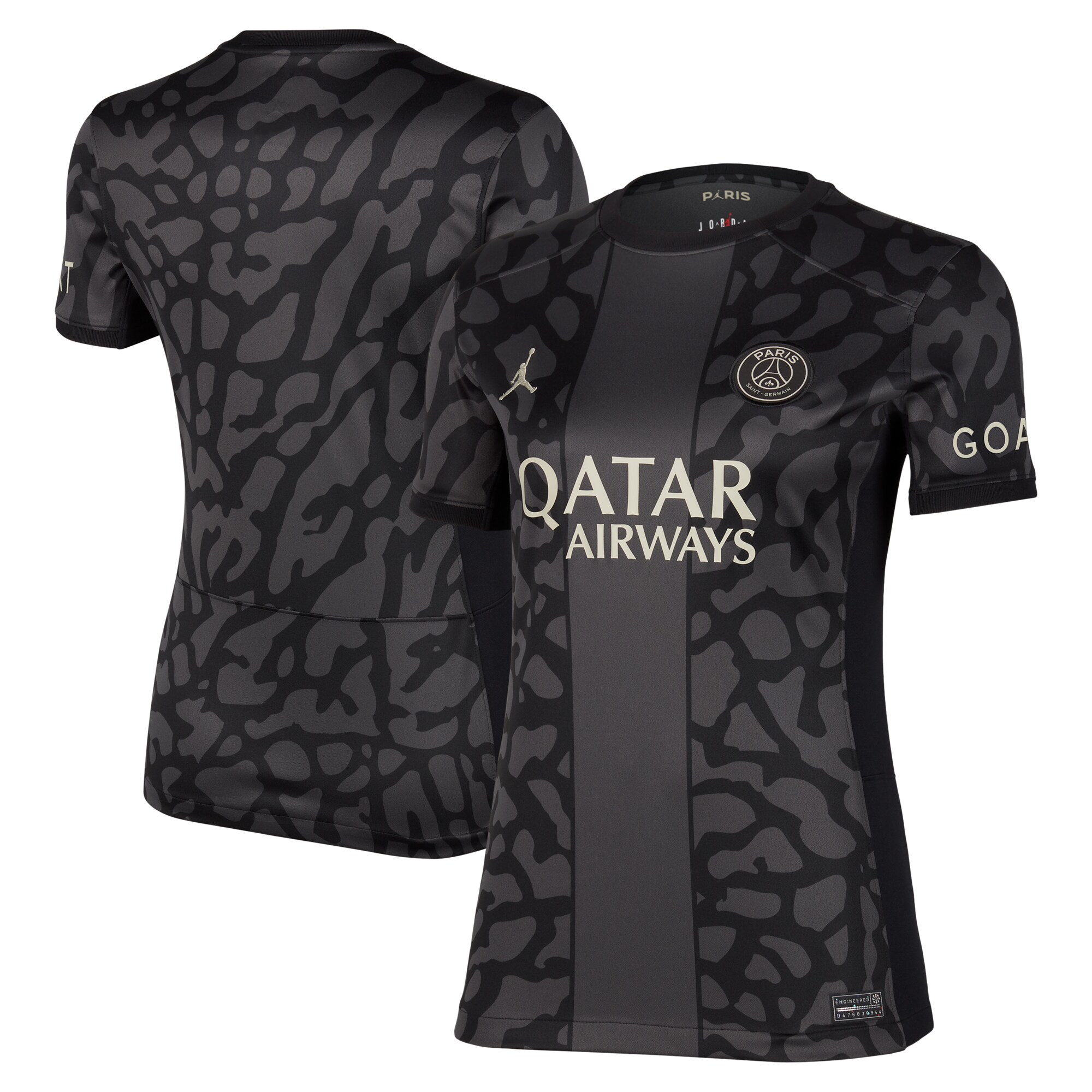 psg x jordan third stadium shirt 2023-24 – womens with custom printing Kits Collection | Shop PSG Gear