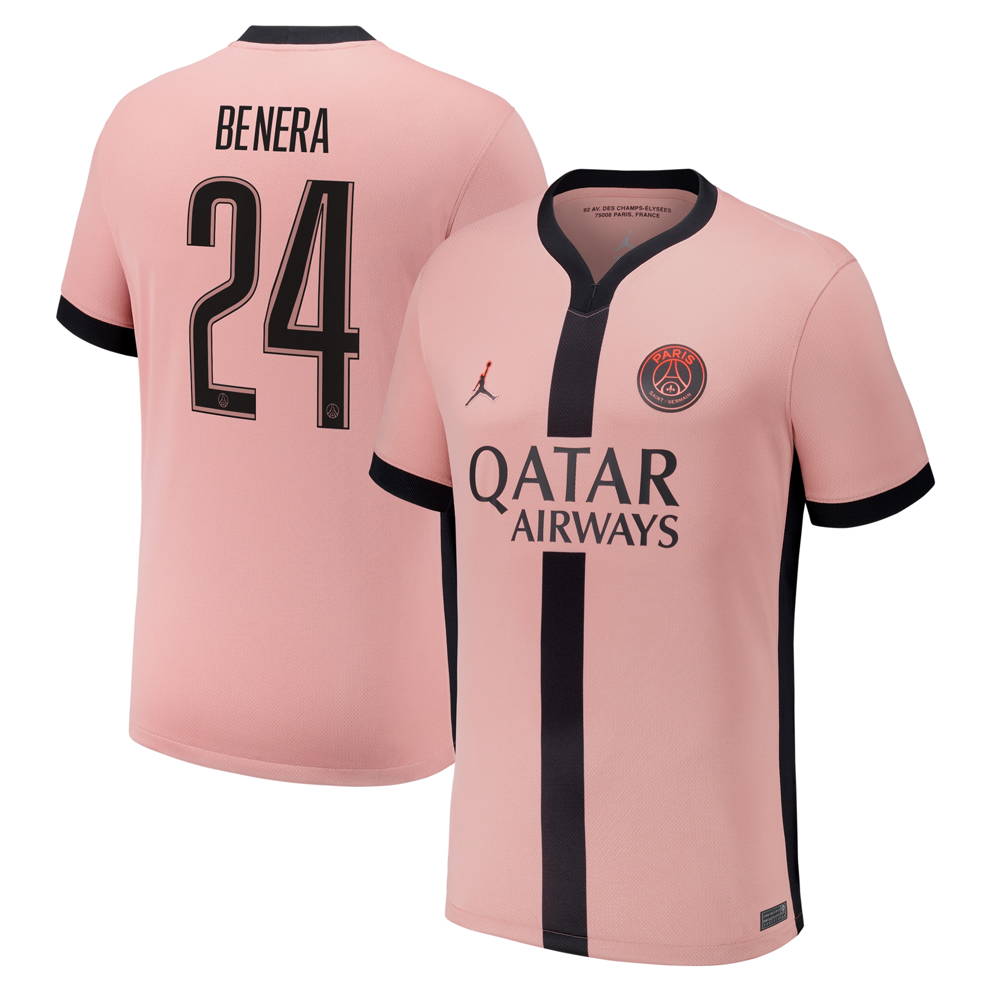 psg x jordan third stadium shirt 2024-25 with benera 24 printing Kits Collection | Shop PSG Gear