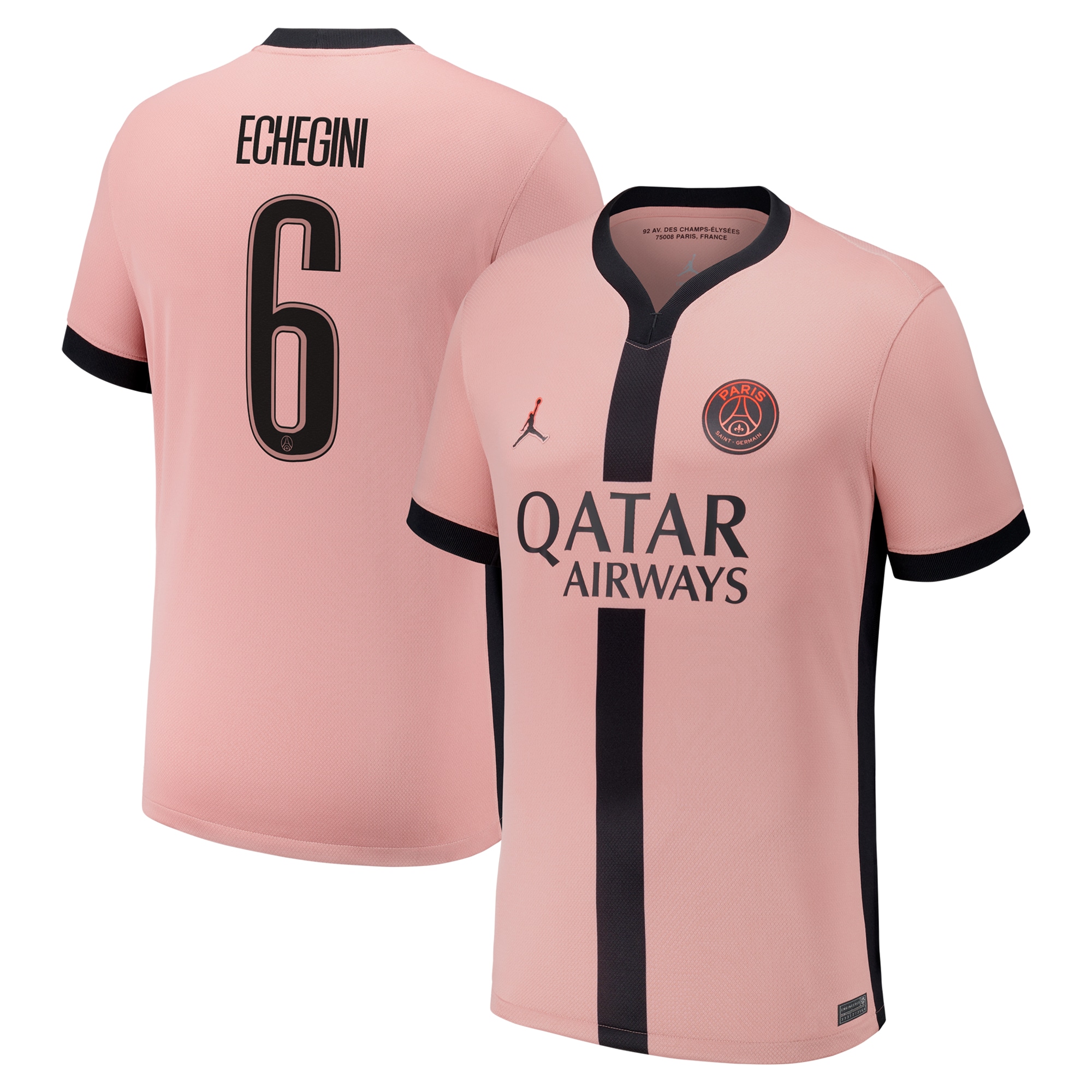 psg x jordan third stadium shirt 2024-25 with echegini 6 printing Kits Collection | Shop PSG Gear