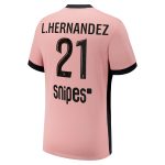psg x jordan third stadium shirt 2024-25 with l.hernandez 21 printing Kits Collection | Shop PSG Gear