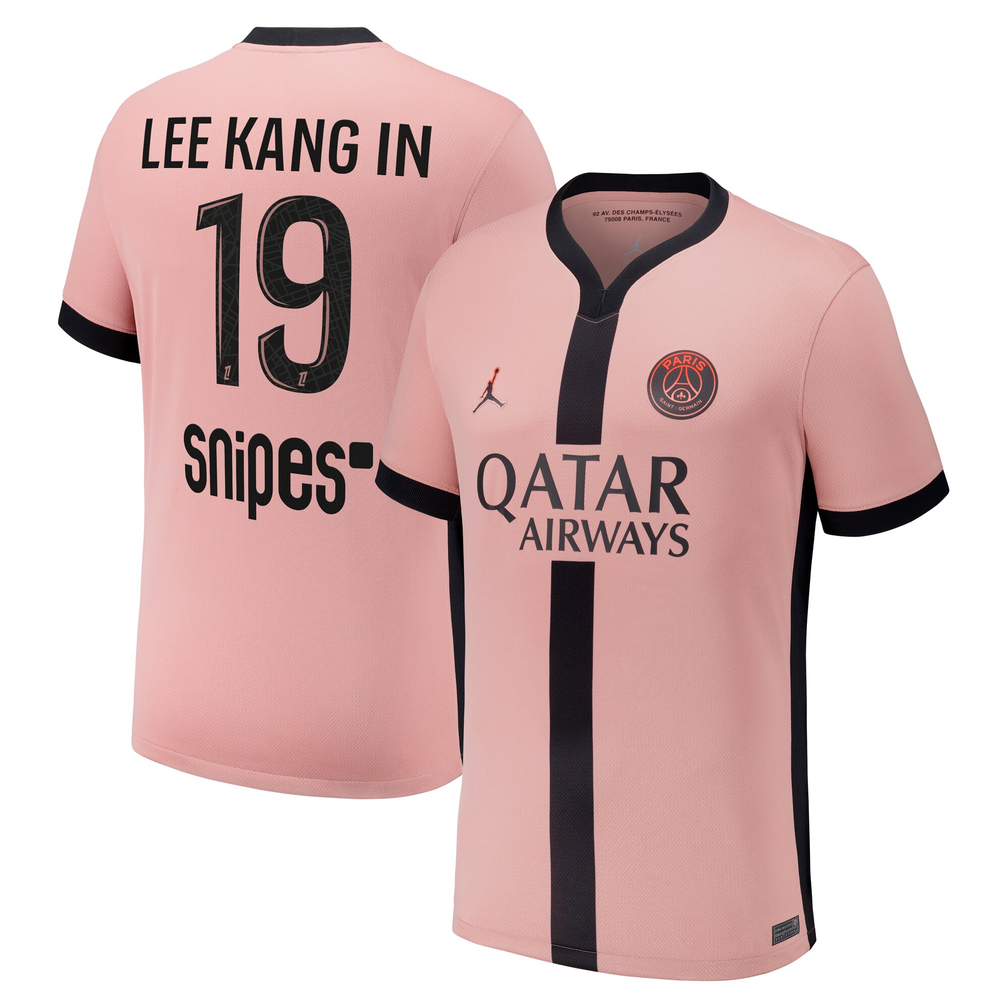 psg x jordan third stadium shirt 2024-25 with lee kang in 19 printing Kits Collection | Shop PSG Gear