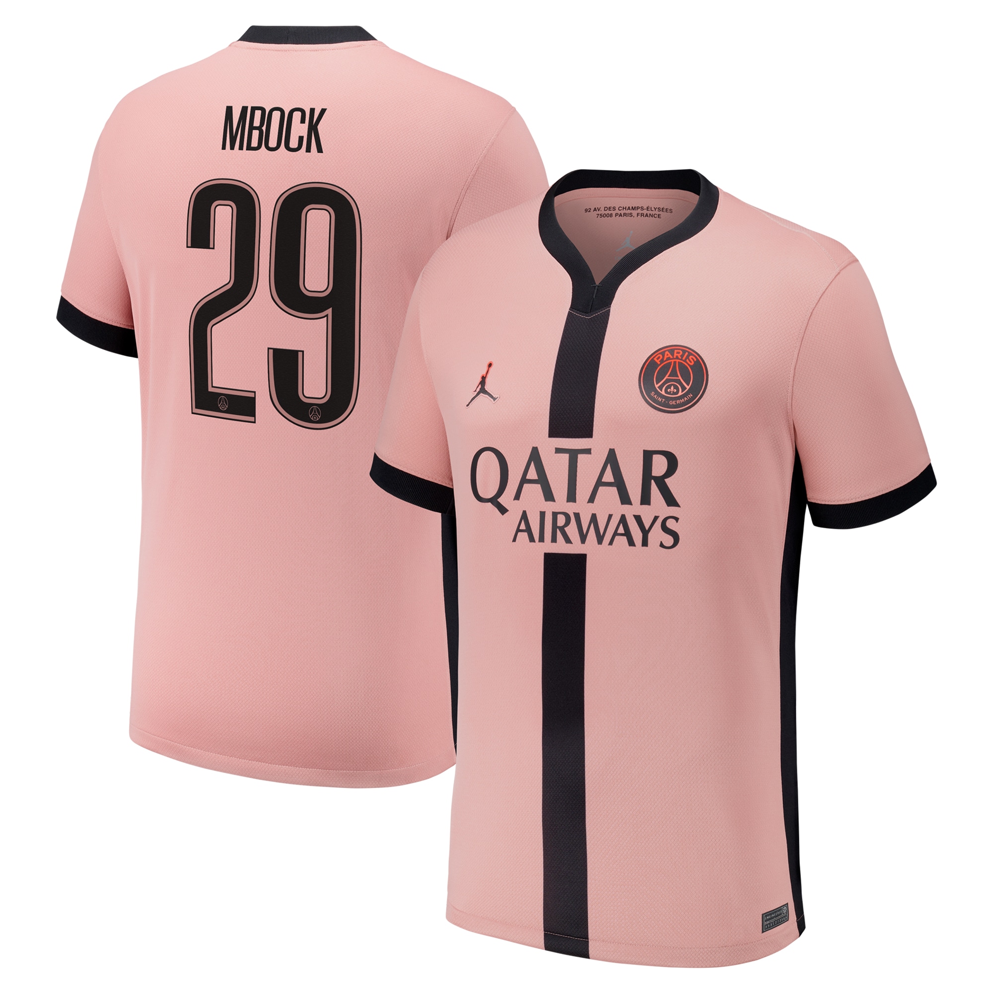 psg x jordan third stadium shirt 2024-25 with mbock 29 printing Kits Collection | Shop PSG Gear