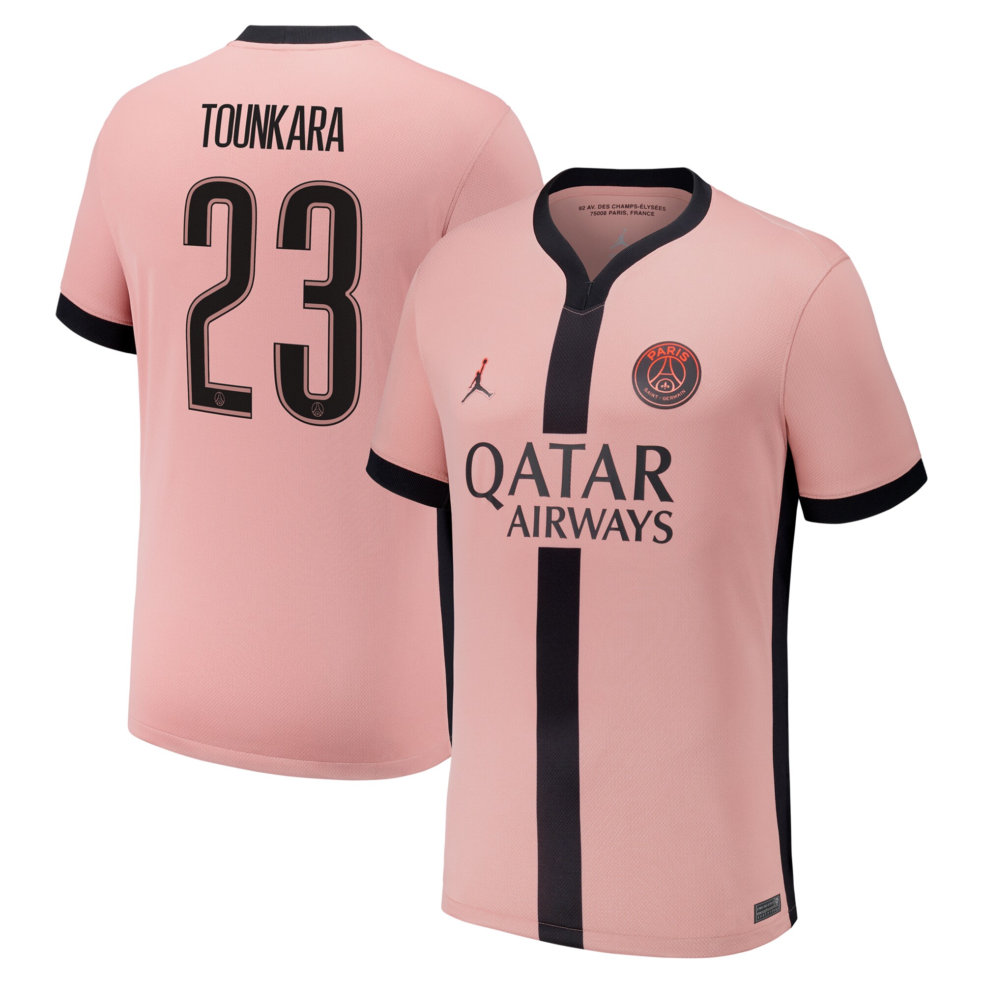 psg x jordan third stadium shirt 2024-25 with tounkara 23 printing Kits Collection | Shop PSG Gear